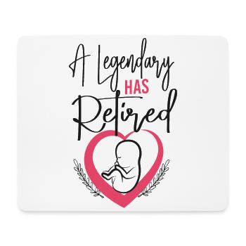 Nurse Midwife Birth Worker A - Mouse Pad (horizontal) - white - Front