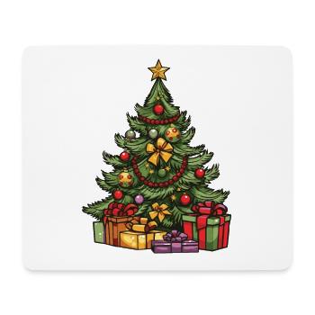 Tanne Xmas Weihnachten - Mousepad (Querformat) - Weiß - Vorne