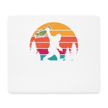 Bassquatch Für Alle Angel-fans - Mousepad (Querformat) - Weiß - Vorne