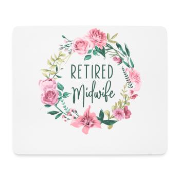 Nurse Midwife Birth Worker - Mouse Pad (horizontal) - white - Front