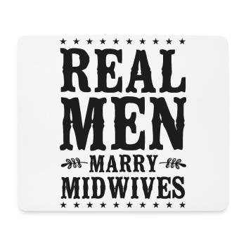 Nurse Midwife Birth Worker - Mouse Pad (horizontal) - white - Front