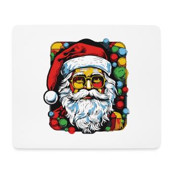 Père Noël coloré Père Noël Père Noël - Tapis de souris (format paysage) - blanc - Devant