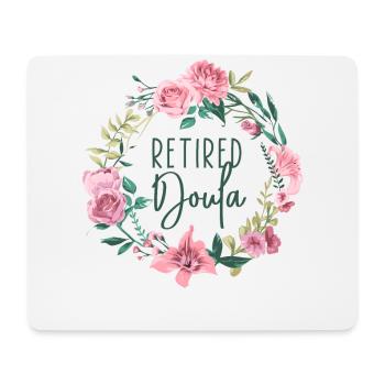 Doula Birth Worker Retirement - Mouse Pad (horizontal) - white - Front