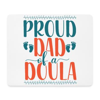 Doula Birth Worker Dad Proud Dad - Mousepad (Querformat) - Weiß - Vorne