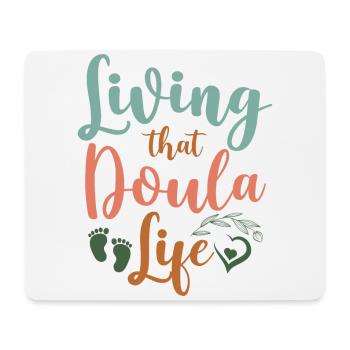 Doula accoucheuse vivant cela - Tapis de souris (format paysage) - blanc - Devant