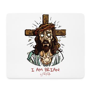 Ich bin nicht Brian, der Jesus-Typ - Mousepad (Querformat) - Weiß - Vorne
