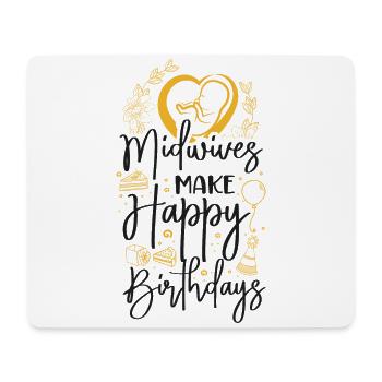 Nurse Midwife Birth Worker - Mouse Pad (horizontal) - white - Front