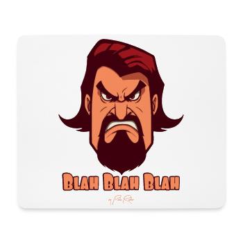 The Blah Blah Blah Type - Mouse Pad (horizontal) - white - Front