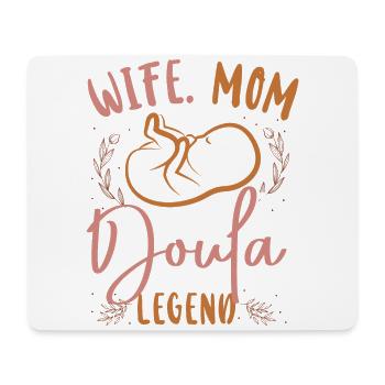 Doula Birth Worker Mom Wife. Mom. - Mouse Pad (horizontal) - white - Front