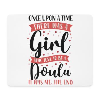 Doula accoucheuse Once Upon A - Tapis de souris (format paysage) - blanc - Devant