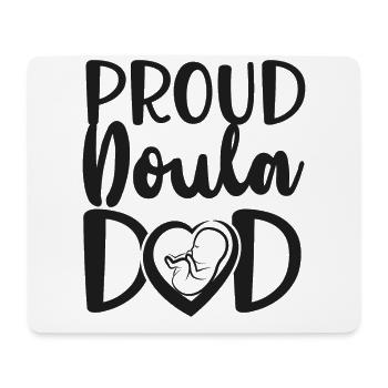 Doula Birth Worker Dad Proud Doula - Mousepad (Querformat) - Weiß - Vorne
