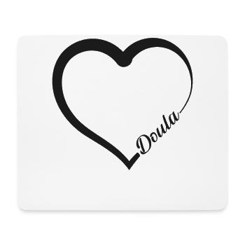 Doula Birth Worker Heart Doula - Mousepad (Querformat) - Weiß - Vorne