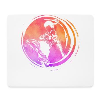 Muay Thai - Mouse Pad (horizontal) - white - Front