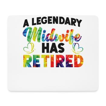 Nurse Midwife Birth Worker A - Mouse Pad (horizontal) - white - Front