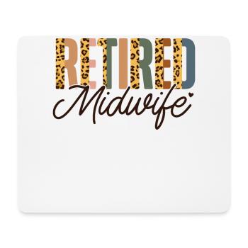 Nurse Midwife Birth Worker - Mouse Pad (horizontal) - white - Front