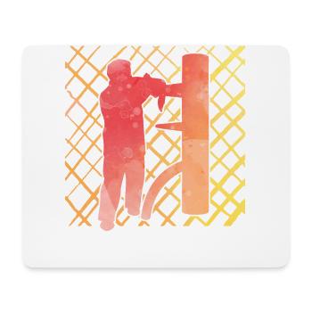 Wing Chun - Mousepad (Querformat) - Weiß - Vorne