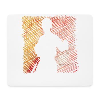 Wing Chun - Mousepad (Querformat) - Weiß - Vorne