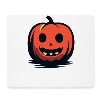 Drôle de citrouille - Tapis de souris (format paysage) - blanc - Devant
