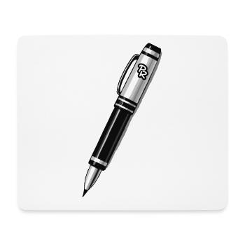 A ballpoint pen - Mouse Pad (horizontal) - white - Front