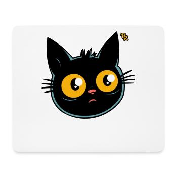 Cartoon Cat - Mouse Pad (horizontal) - white - Front