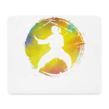Wing Chun - Mousepad (Querformat) - Weiß - Vorne