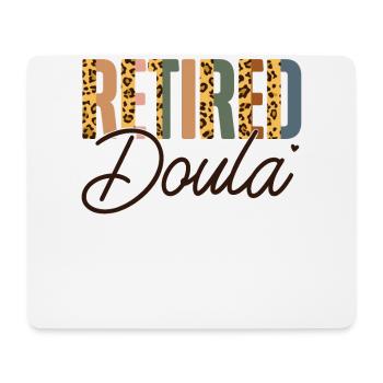 Doula Birth Worker Retraite - Tapis de souris (format paysage) - blanc - Devant