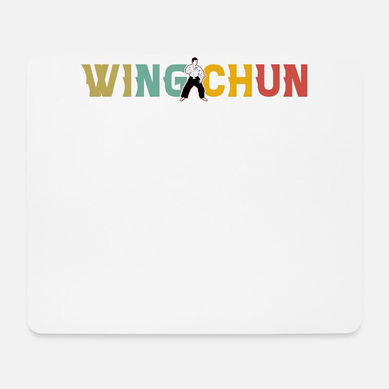 Wing Chun - Mousepad (Querformat) - Weiß
