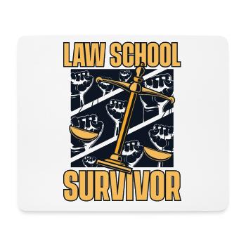 Law School Survivor Attorney General Legal - Mouse Pad (horizontal) - white - Front