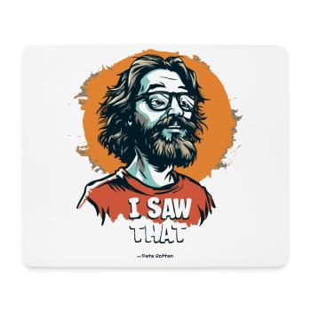gentle Jesus-like educator, I've seen - Mouse Pad (horizontal) - white - Front