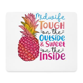 Nurse Midwife Birth Worker - Mouse Pad (horizontal) - white - Front