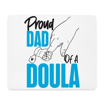 Doula Birth Worker Dad Proud Dad - Mousepad (Querformat) - Weiß - Vorne