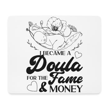 Doula Birth Worker I Became A - Mouse Pad (horizontal) - white - Front