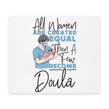 Doula Travailleuse De La Naissance Arc-en-ciel Tous - Tapis de souris (format paysage) - blanc - Devant
