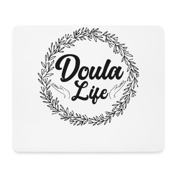 Doula Birth Worker Flower Doula - Mousepad (Querformat) - Weiß - Vorne