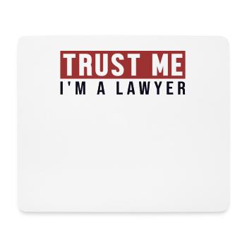 Faites-moi confiance, je suis avocat, procureur général, juridique - Tapis de souris (format paysage) - blanc - Devant