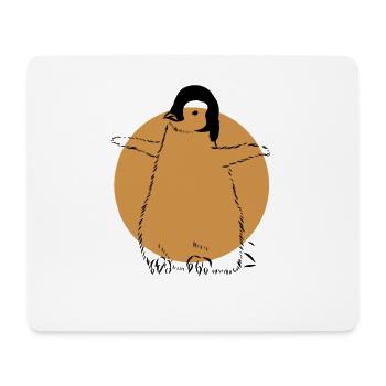 Kaiserpinguin Seevogel Königspinguin Pinguin - Mousepad (Querformat) - Weiß - Vorne