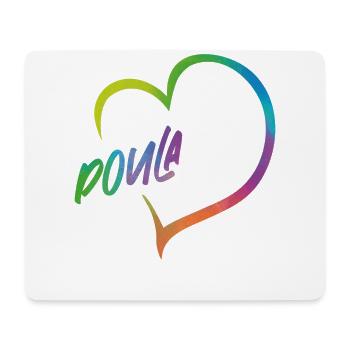 Doula Birth Worker Coeur - Tapis de souris (format paysage) - blanc - Devant