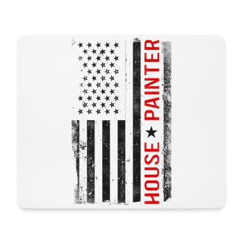 House Painter Decorator American - Mouse Pad (horizontal) - white - Front