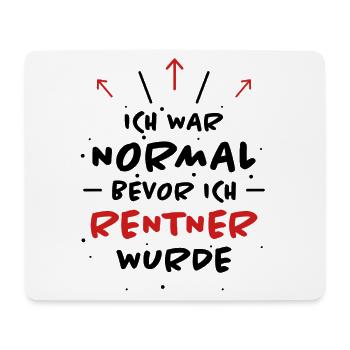 Rentner Spruch Rente Ruhestand Rentner Geschenk - Mousepad (Querformat) - Weiß - Vorne