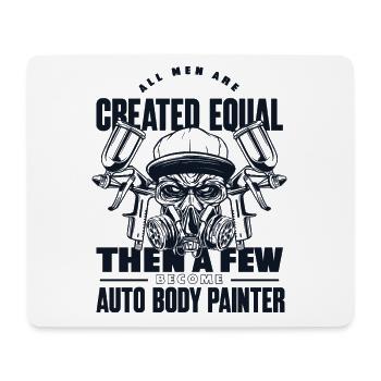 Alle Männer sind gleich geschaffen, wenige werden Autospray - Mousepad (Querformat) - Weiß - Vorne