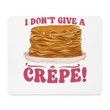 Pancake Lover Kids Pun I Don't - Mouse Pad (horizontal) - white - Front