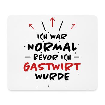 Gastwirt Spruch Kneipe Wirt Fun Gastwirt Geschenk - Mousepad (Querformat) - Weiß - Vorne