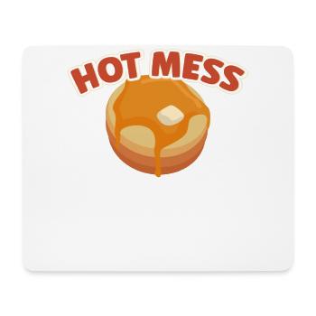 Pancake Lover Kids Chaud Mess - Tapis de souris (format paysage) - blanc - Devant