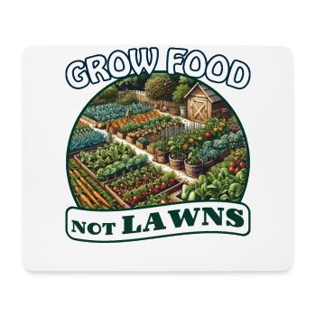 Anbau von Lebensmitteln statt Rasen Permakultur Food Forest - Mousepad (Querformat) - Weiß - Vorne