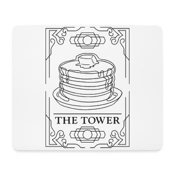 Amoureux des crêpes Les enfants La Tour - Tapis de souris (format paysage) - blanc - Devant