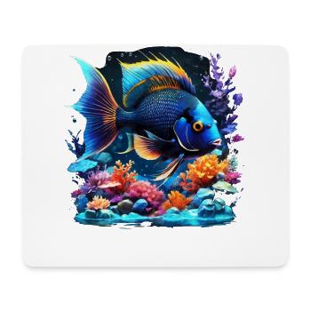 Angelfish - Tapis de souris (format paysage) - blanc - Devant