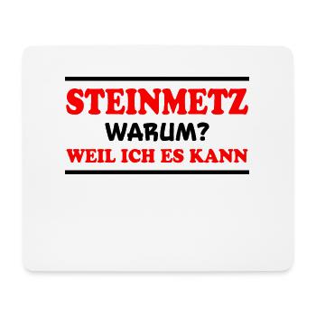 Steinmetz Spruch Beruf Lustiges Steinmetz Geschenk - Mousepad (Querformat) - Weiß - Vorne