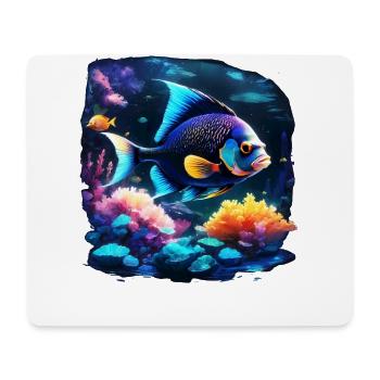 Angelfish - Tapis de souris (format paysage) - blanc - Devant