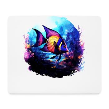 Angelfish - Tapis de souris (format paysage) - blanc - Devant