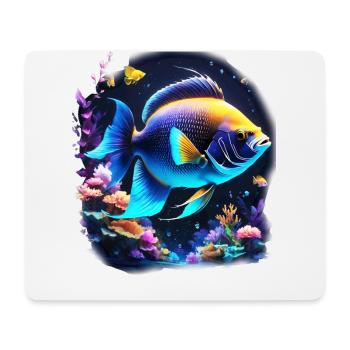 Angelfish - Tapis de souris (format paysage) - blanc - Devant